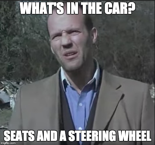 Jason Statham on cars